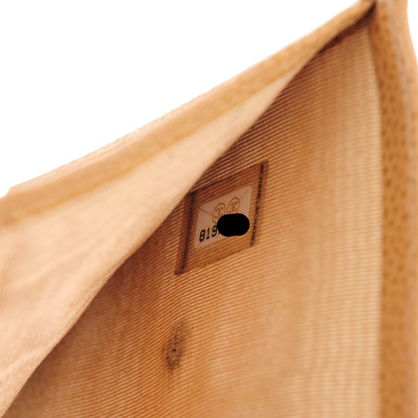 Caviar Timeless CC Compact French Wallet Beige