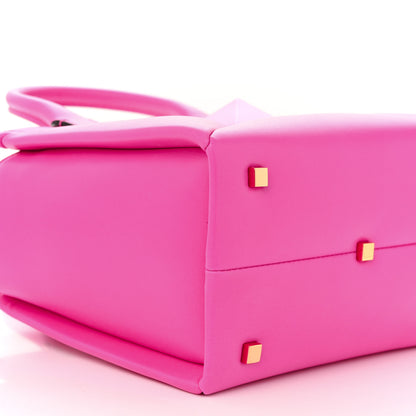 Valentino Garavani Nappa Tonal Monochrome Small One Stud Handbag Pink PP 9 of 10