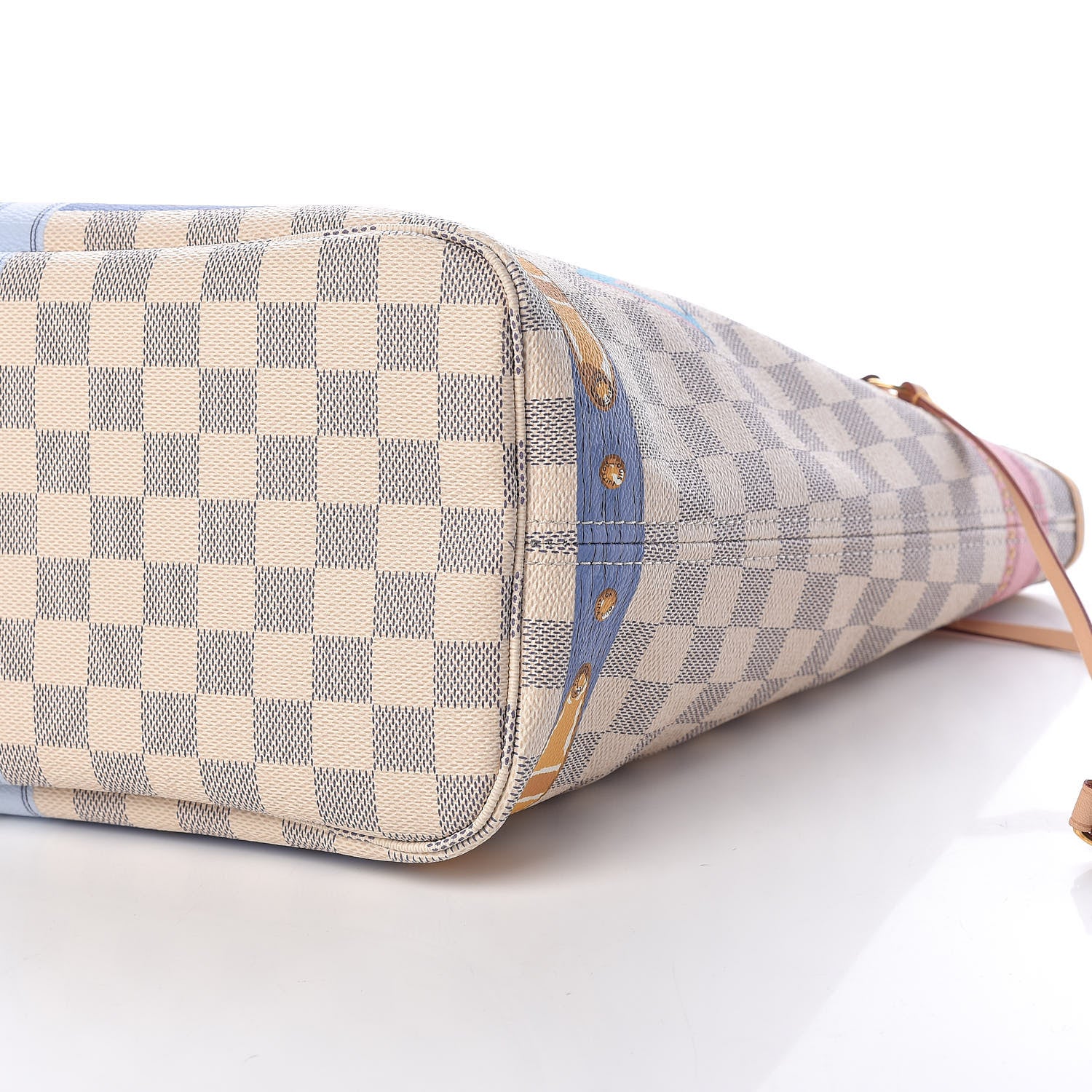 Louis Vuitton Damier Azur Summer Trunks Neo Neverfull MM 11 of 12