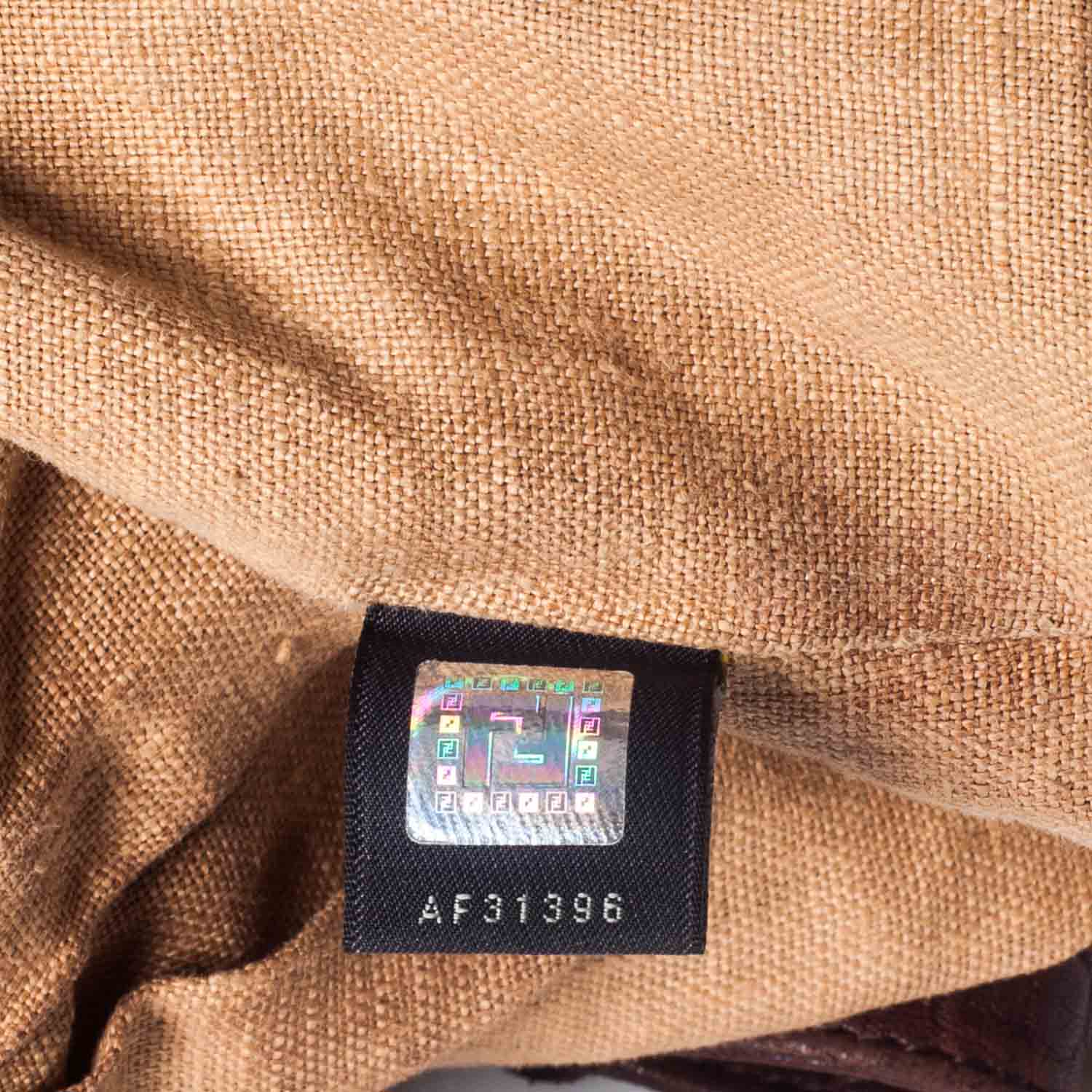Fendi Zucca Nappa Nuvolata Vitello Tortuga Spy Tobacco Moro 8 of 11