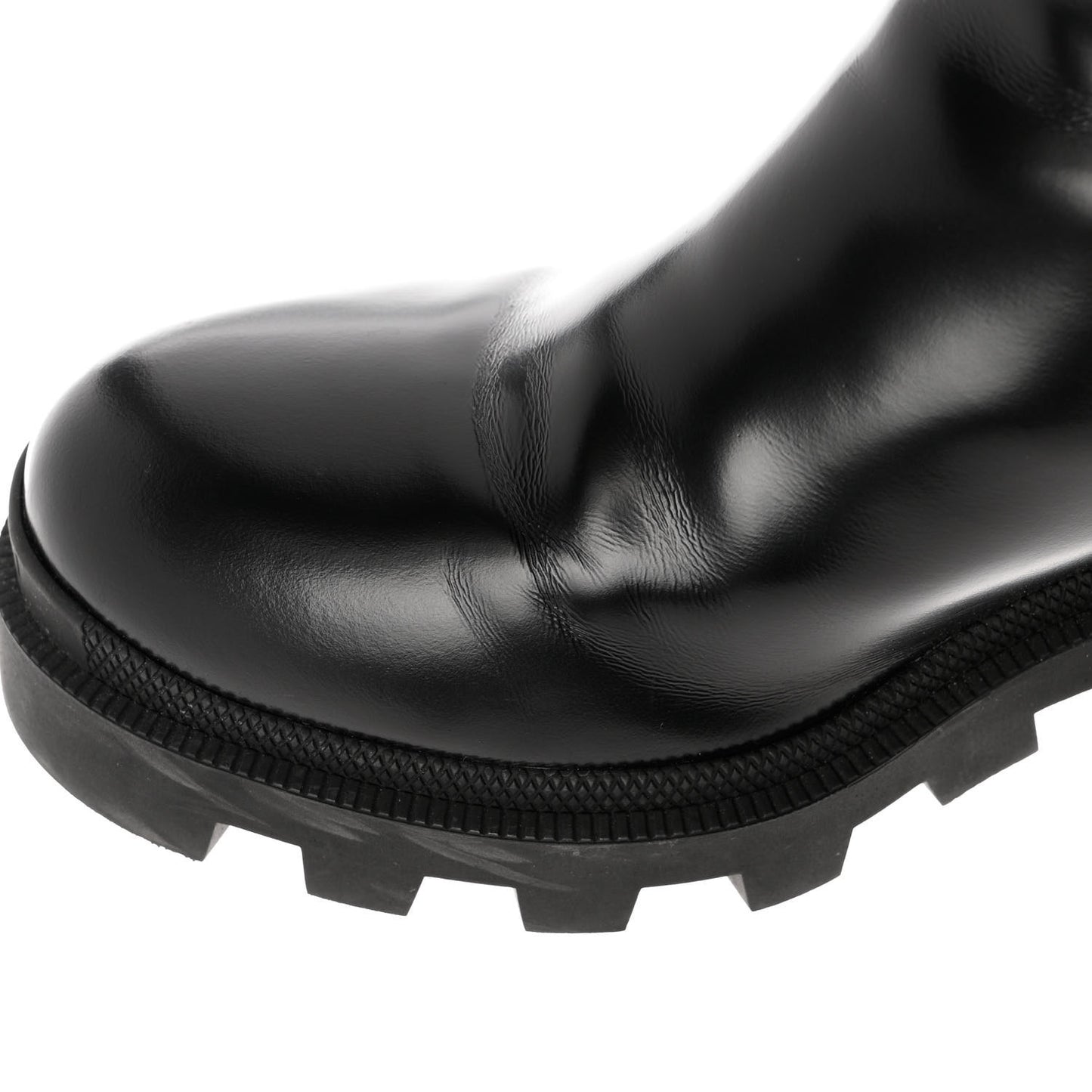 Calfskin Crystal GG Trip Chelsea Ankle Boots 41 Black