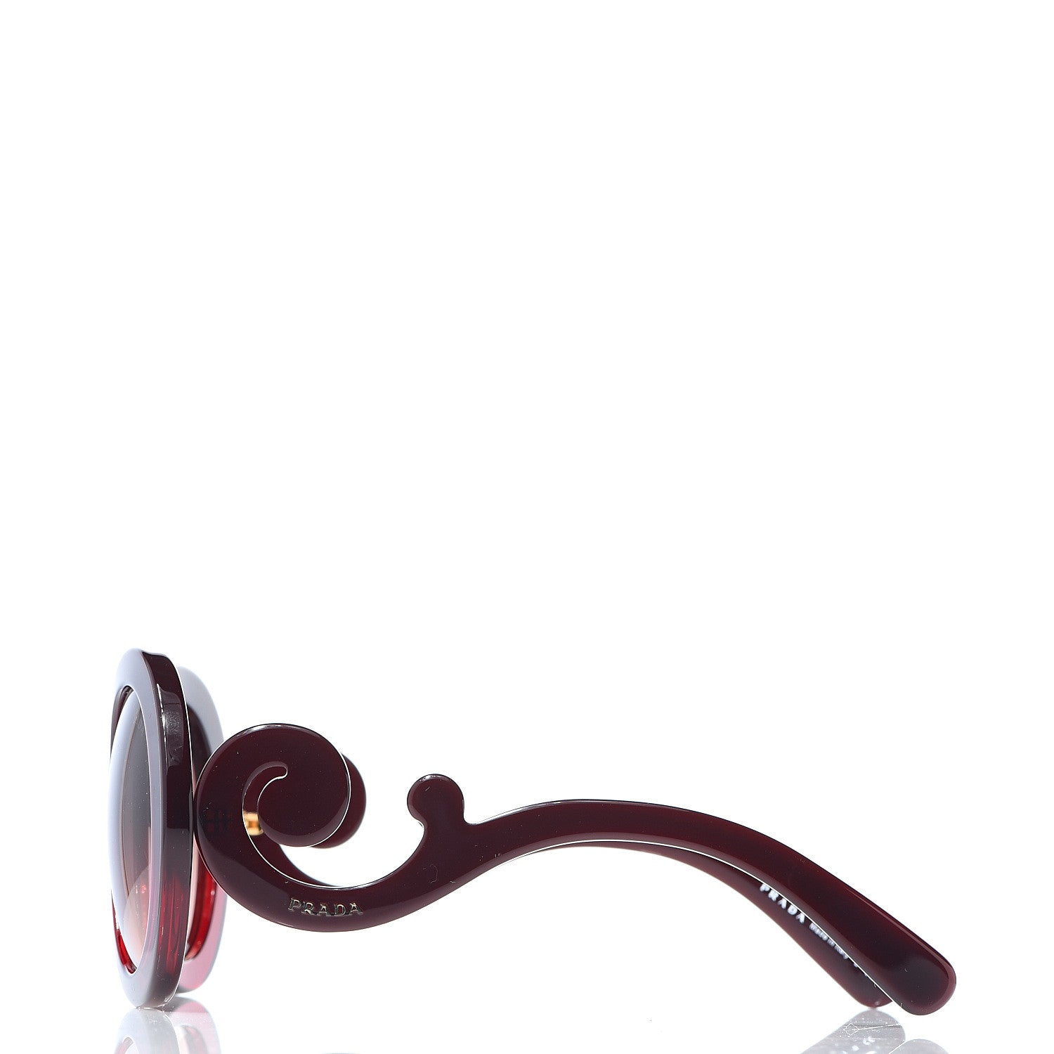Prada Baroque Sunglasses SPR27N Red 3 of 8