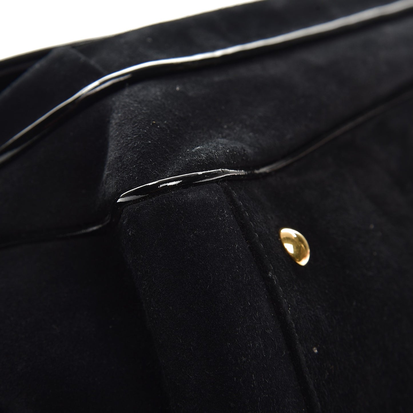 Suede Medium 1973 Top Handle Satchel Black