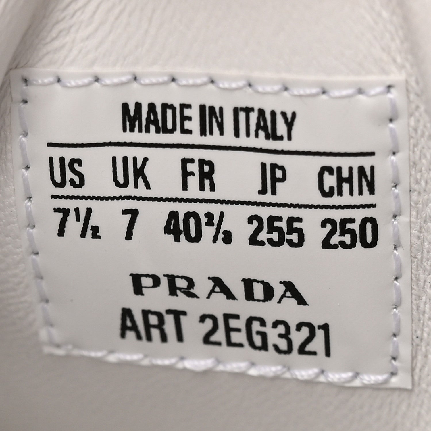 Prada X ADIDAS Brushed Calfskin Logo Mens Superstar Sneakers 7.5 White Black 8 of 8