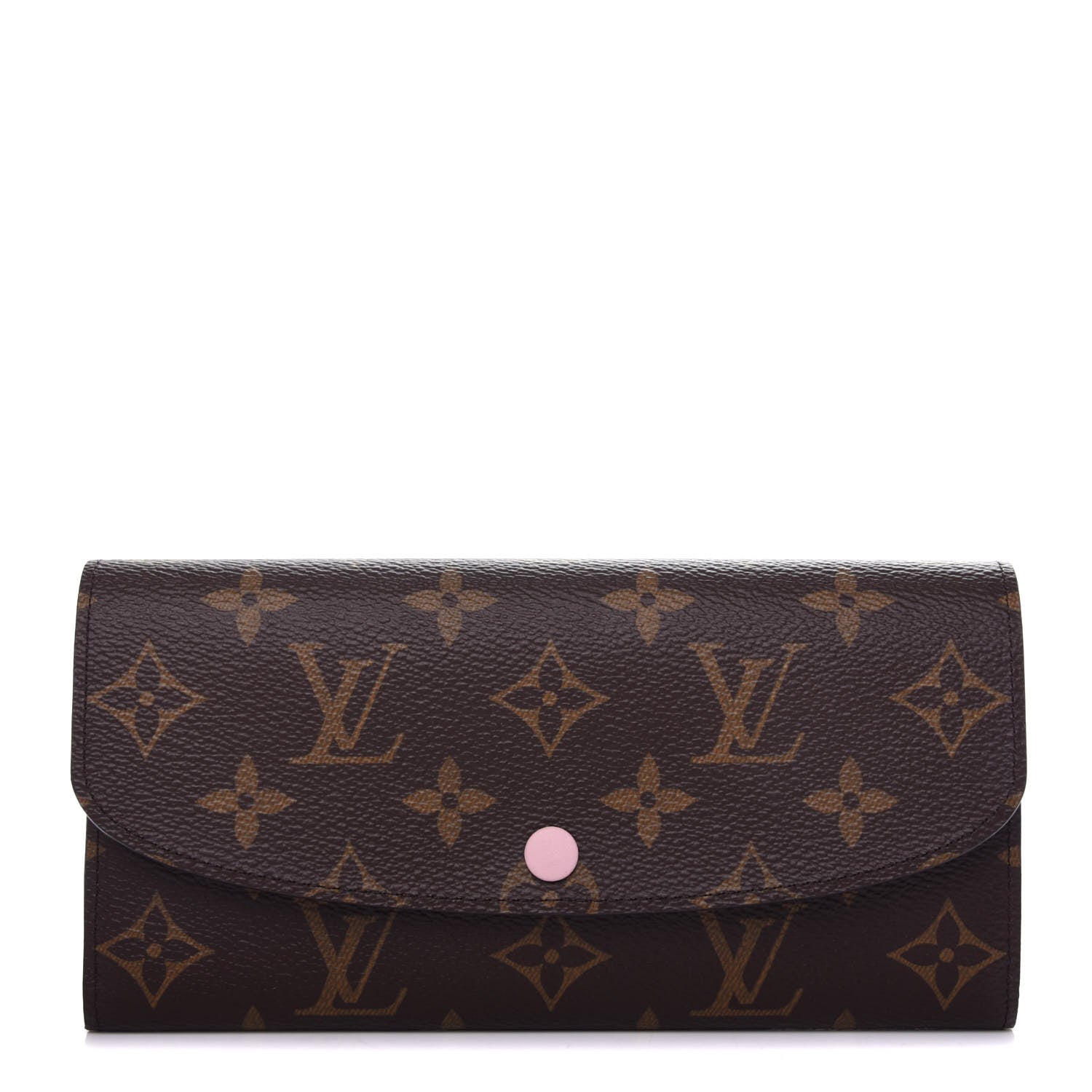Louis Vuitton Monogram Emilie Wallet Rose Ballerine 1 of 8