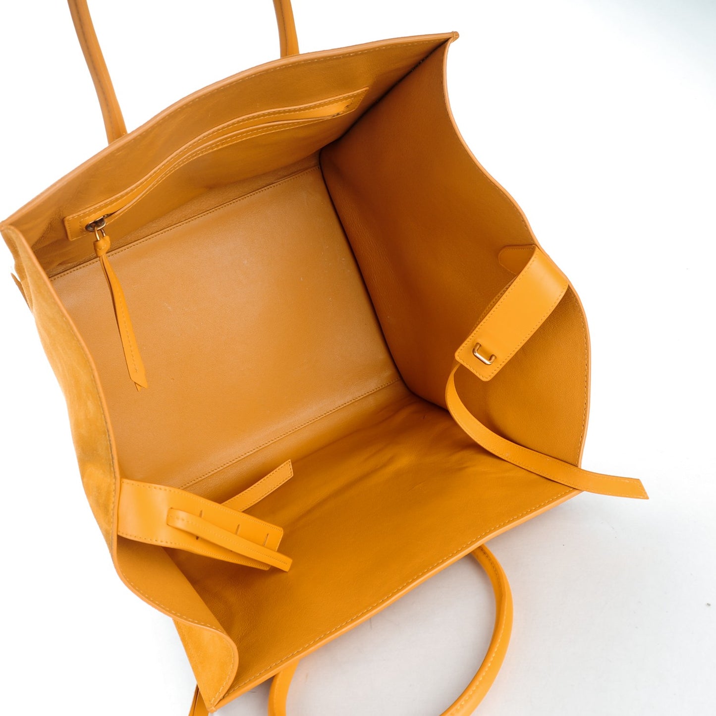 Suede Medium Phantom Luggage Amber