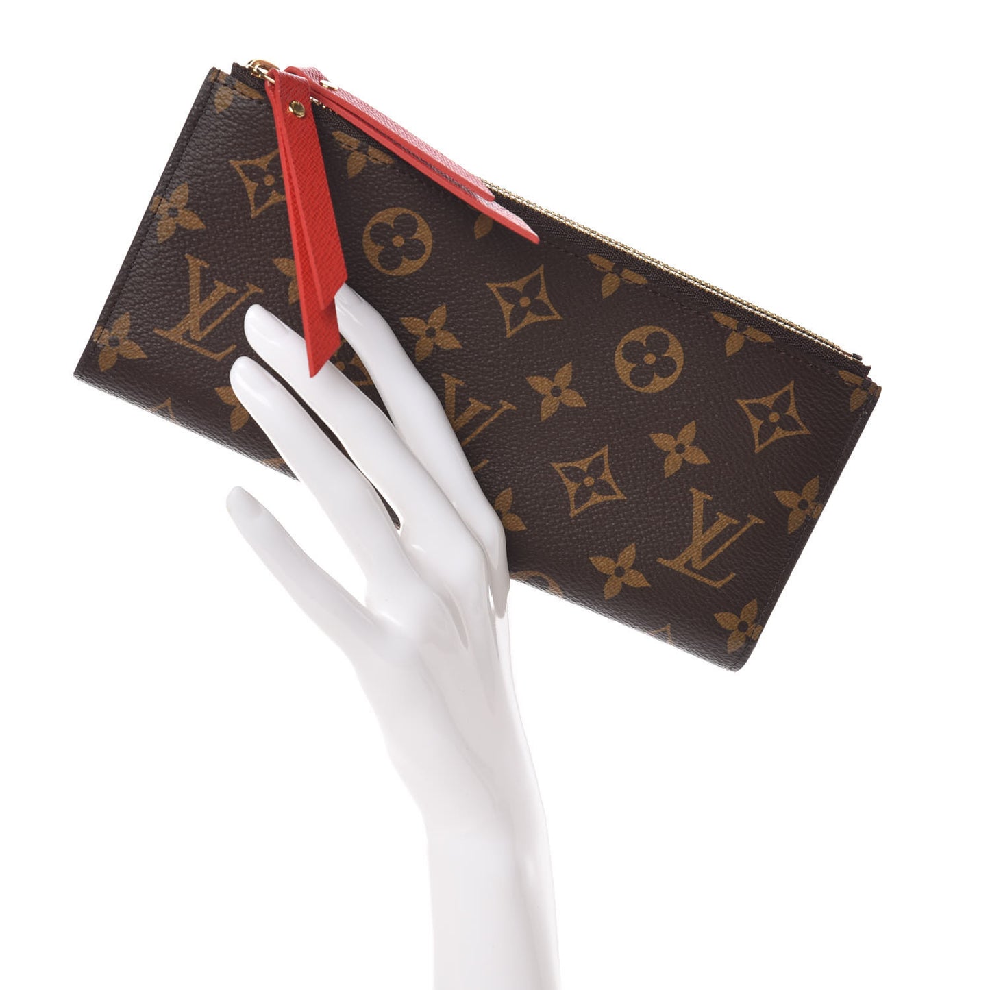 Monogram Adele Wallet Coquelicot