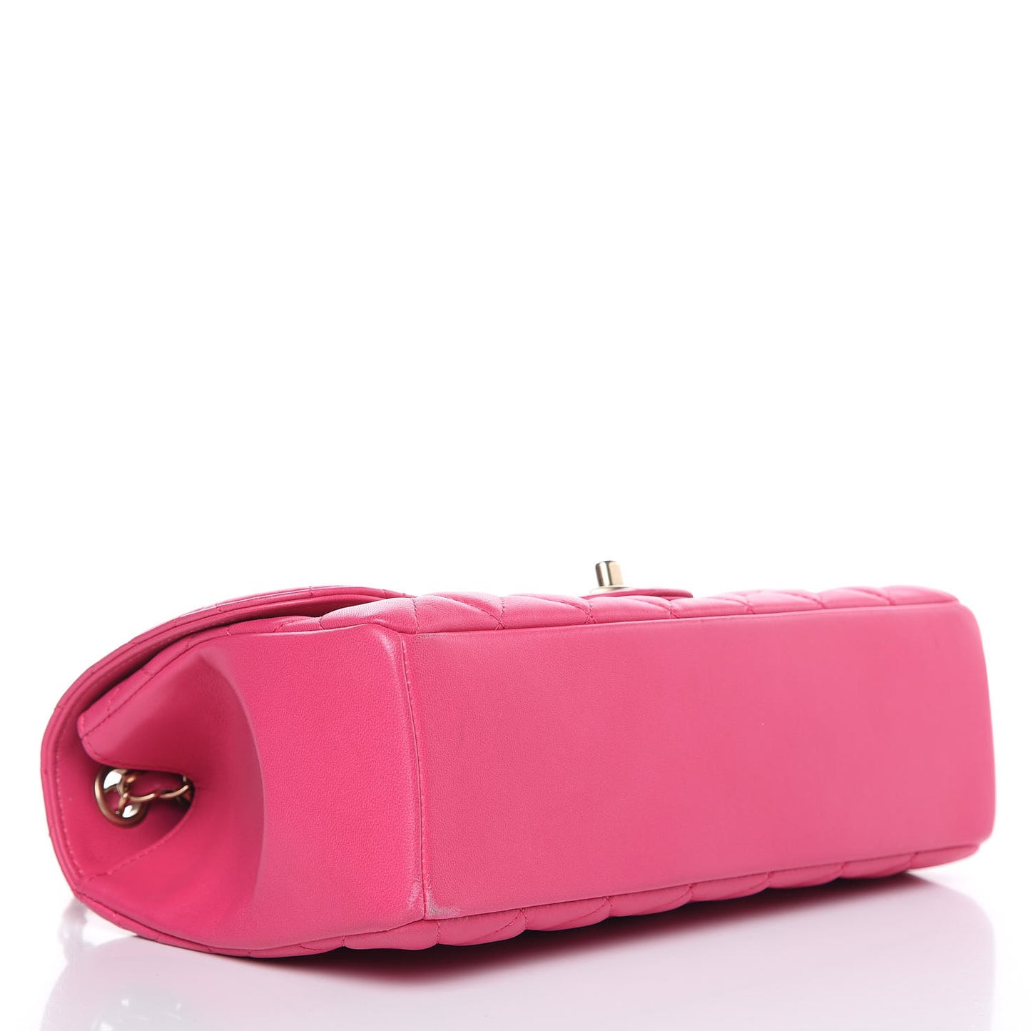 Lambskin Quilted Medium Mademoiselle Chic Flap Pink