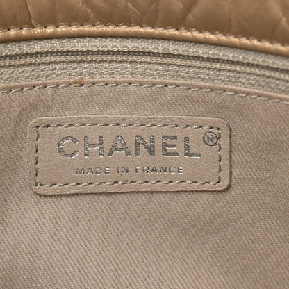 Chanel Metallic Aged Calfskin Quilted Reissue 2.55 Tote Light Gold 5 of 16