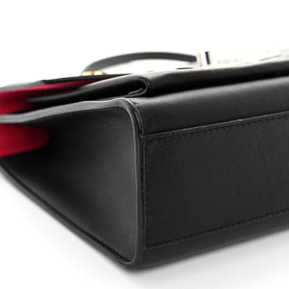 Louis Vuitton Soft Calfskin Pins My Lockme Chain Bag BB Black 9 of 10