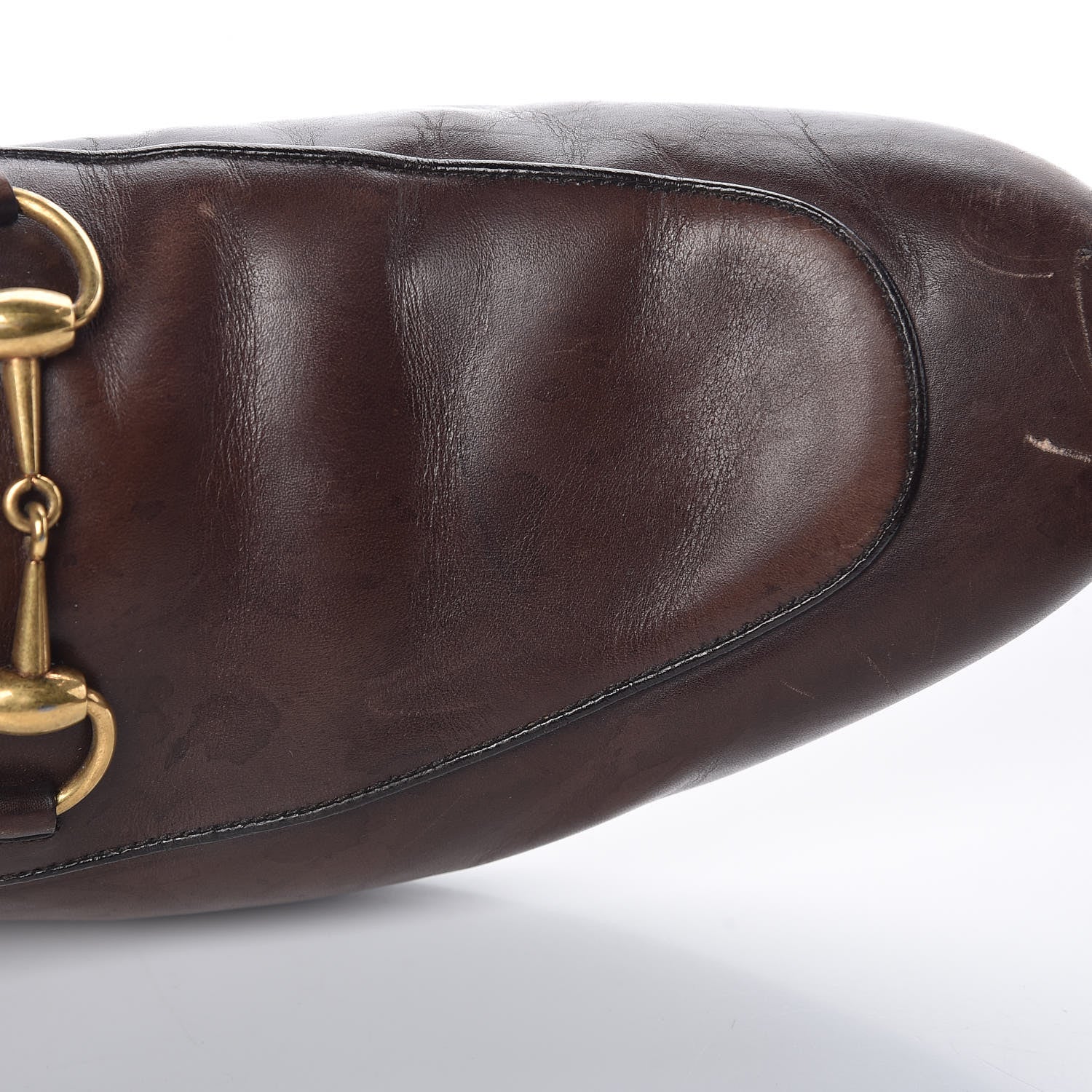 Gucci Calfskin Mens Princetown Slippers 11 Fondente Brown 16 of 18