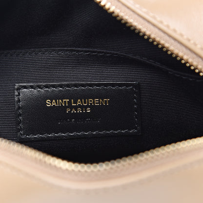 Saint Laurent Calfskin Matelasse Monogram Lou Belt Bag Dark Beige 6 of 8