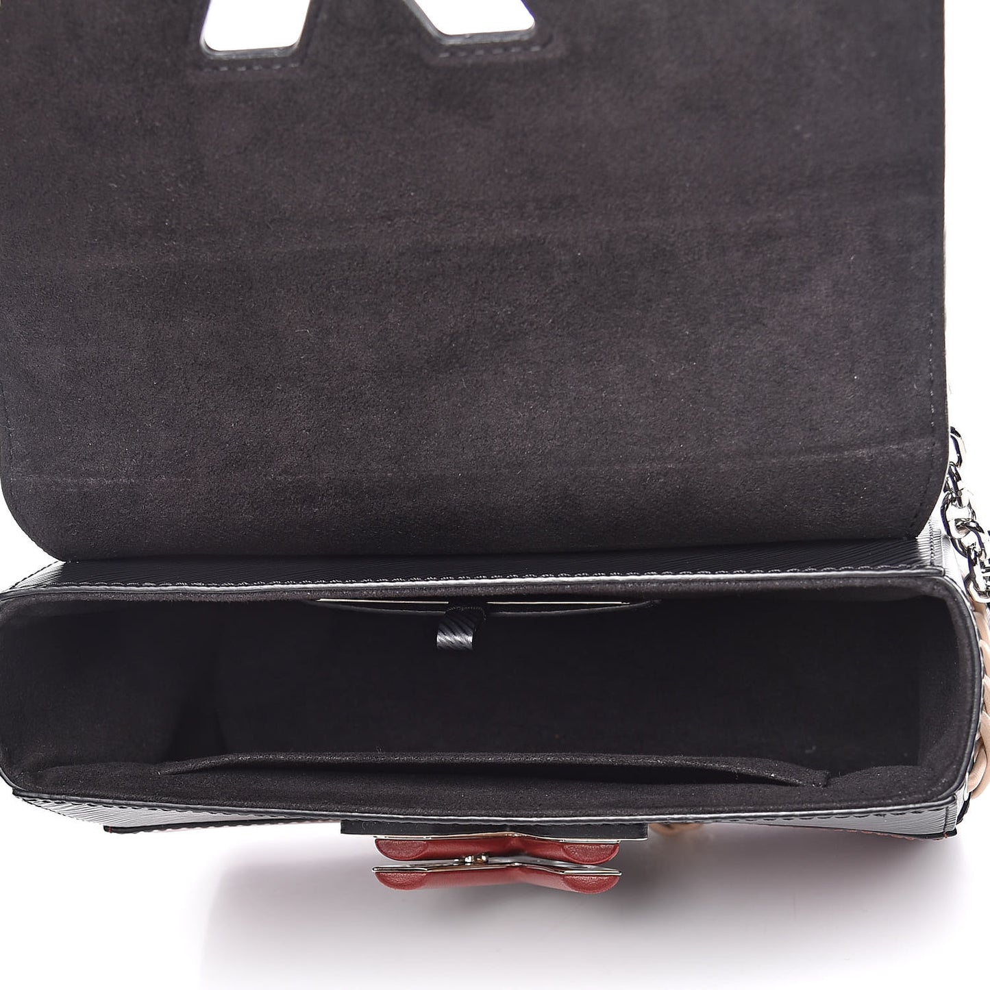 Epi Braided Twist Shoulder Bag MM Black