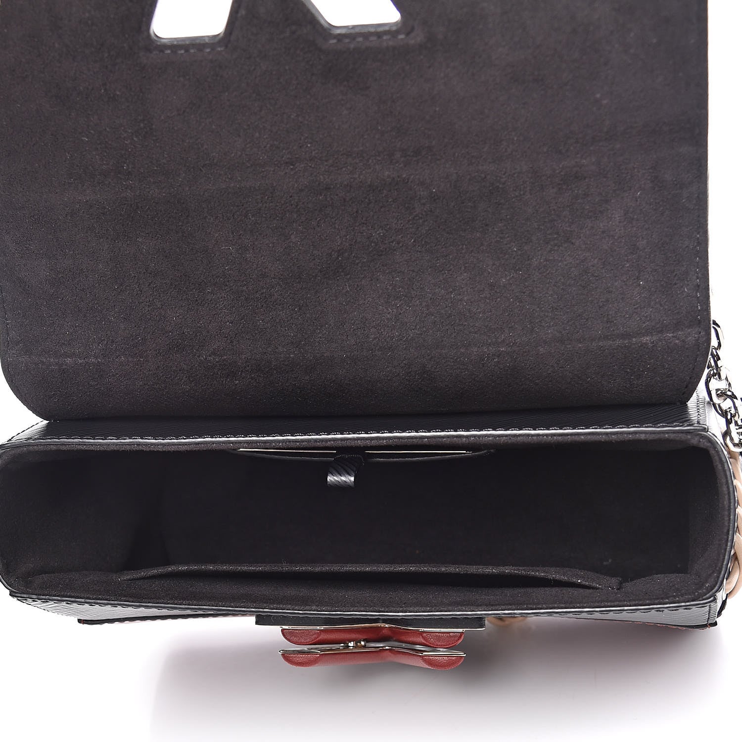 Louis Vuitton Epi Braided Twist Shoulder Bag MM Black 7 of 10