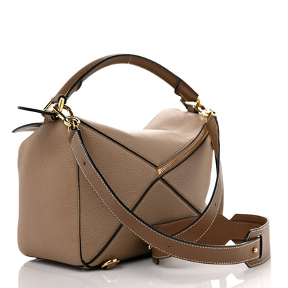 Loewe Calfskin Medium Puzzle Bag Sand Mink 3 of 8