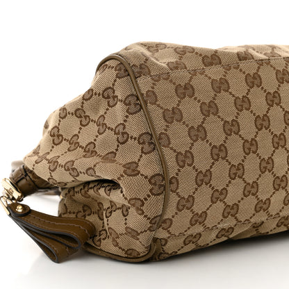 Gucci Monogram Medium Sukey Boston Brown 9 of 15