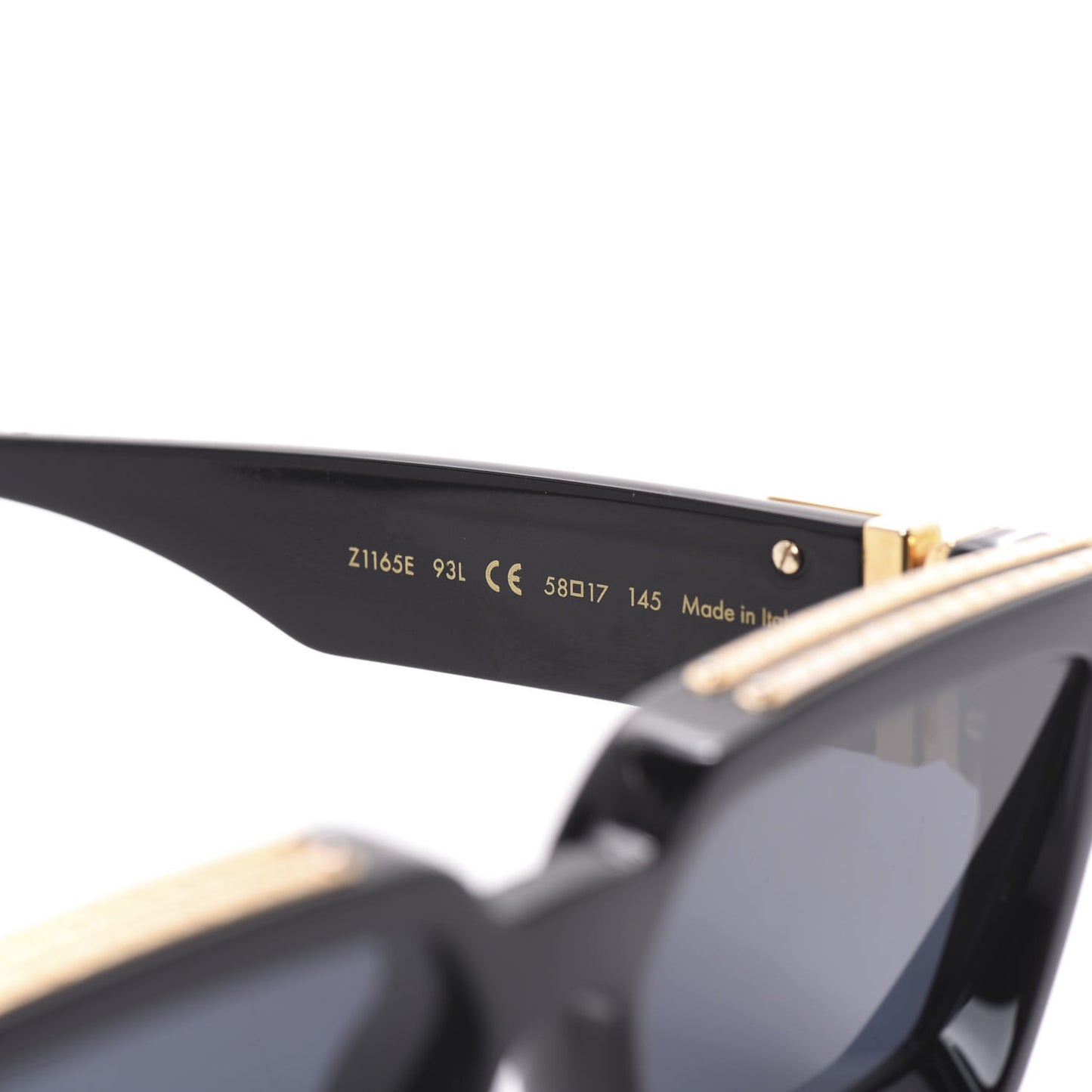 Acetate 1.1 Millionaires Sunglasses Z1165E Black