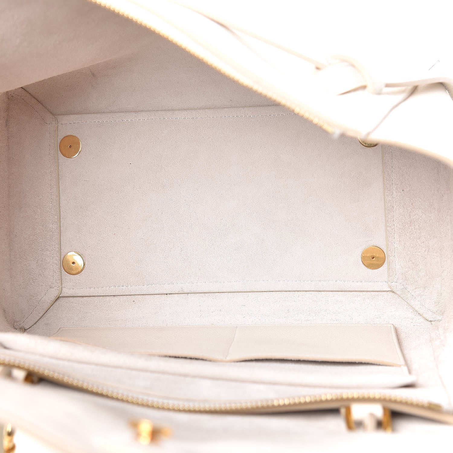 Celine Grained Calfskin Mini Belt Bag White 5 of 19