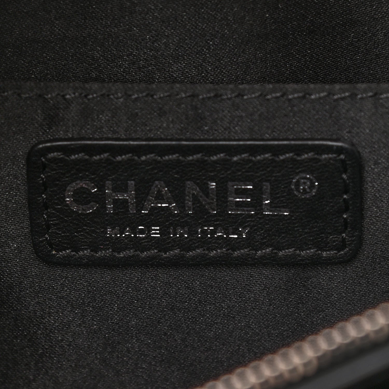 Chanel Lambskin Quilted Medium Graphic Flap Red Black 6 of 12
