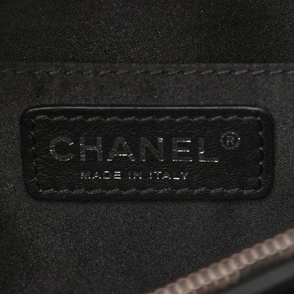 Chanel Lambskin Quilted Medium Graphic Flap Red Black 6 of 12