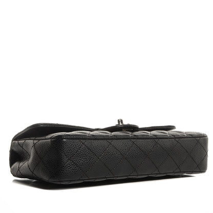 Chanel Caviar East West Flap Bag Black 4 of 9