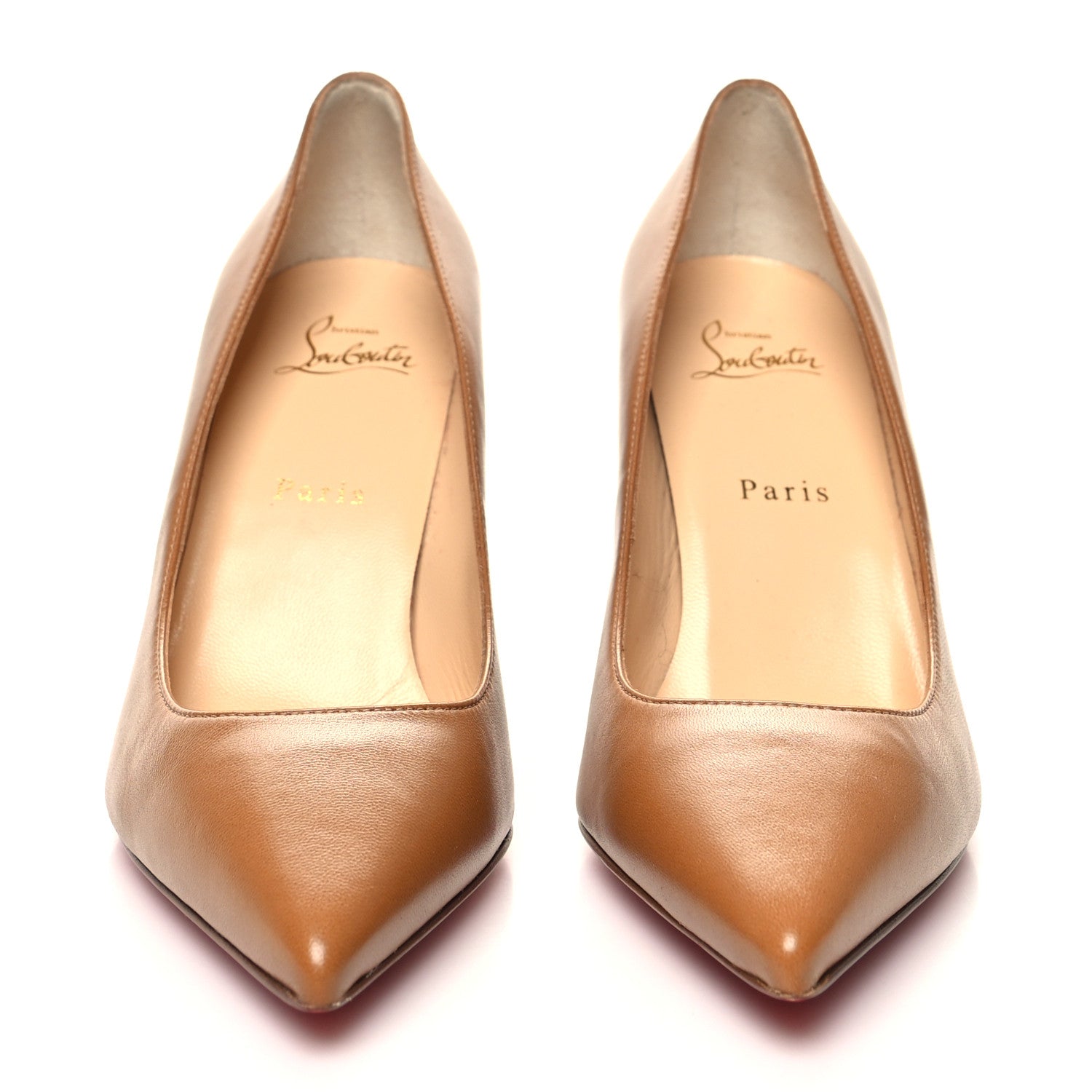 Christian Louboutin Nappa Kate 85 Pumps 38.5 Nude 2 of 8