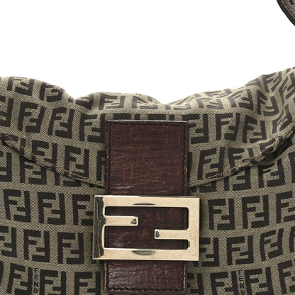 Fendi Zucchino Vitello Baguette Mogano Panna Bruciato 8 of 10