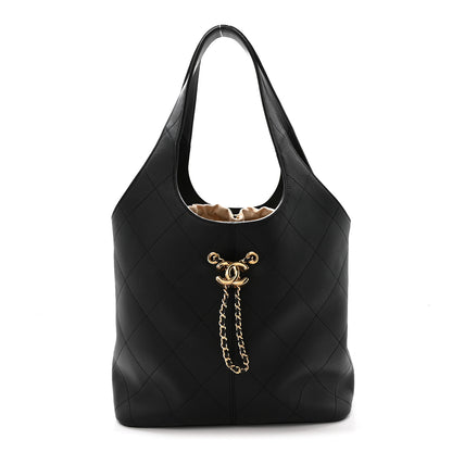 Chanel Calfskin Quilted Large Shopping Bag Black 1 of 9