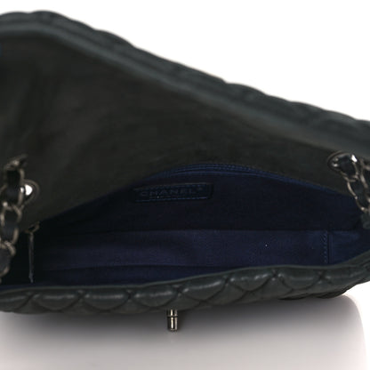 Chanel Iridescent Calfskin Small New Bubble Quilt Flap Black 4 of 9