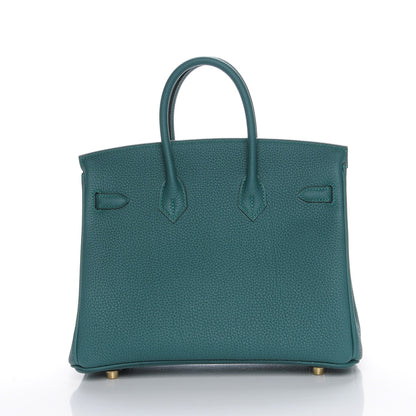 Hermes Togo Birkin 25 Malachite 4 of 26