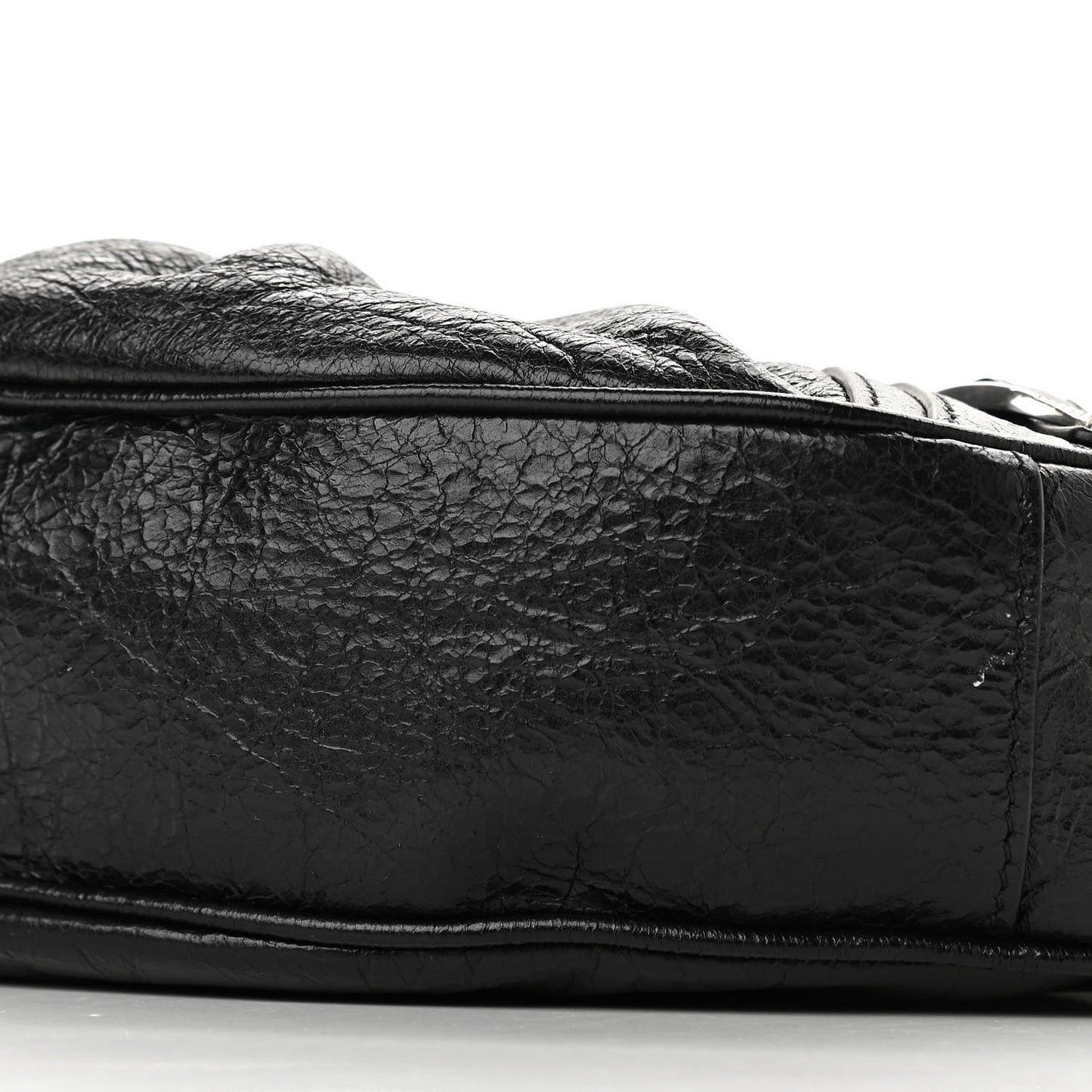Agneau Arena Le Cagole Shoulder Bag XS Black