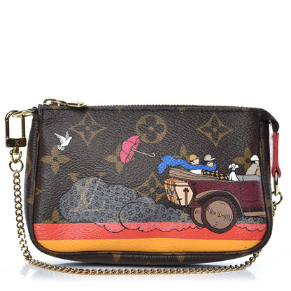 Louis Vuitton Monogram 2015 Christmas Animation Mini Pochette Accessories 1 of 10