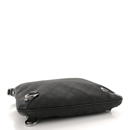 Gucci Monogram Abbey Messenger Bag Black 4 of 15