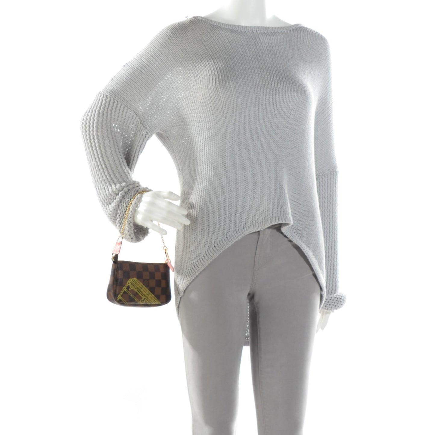 Damier Ebene 2014 Christmas Animation Mini Pochette Accessories