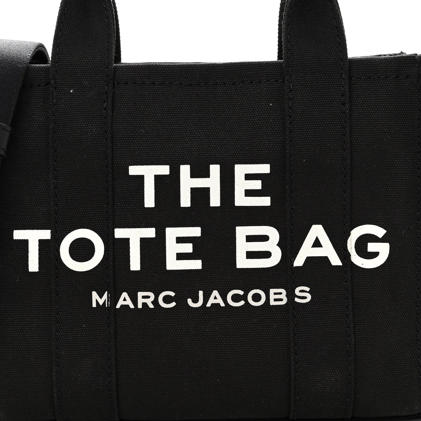 Cotton Canvas Mini The Traveler Tote Bag Black