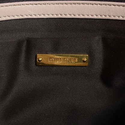 Miu Miu Nappa Matelasse Clutch Cipria 6 of 9