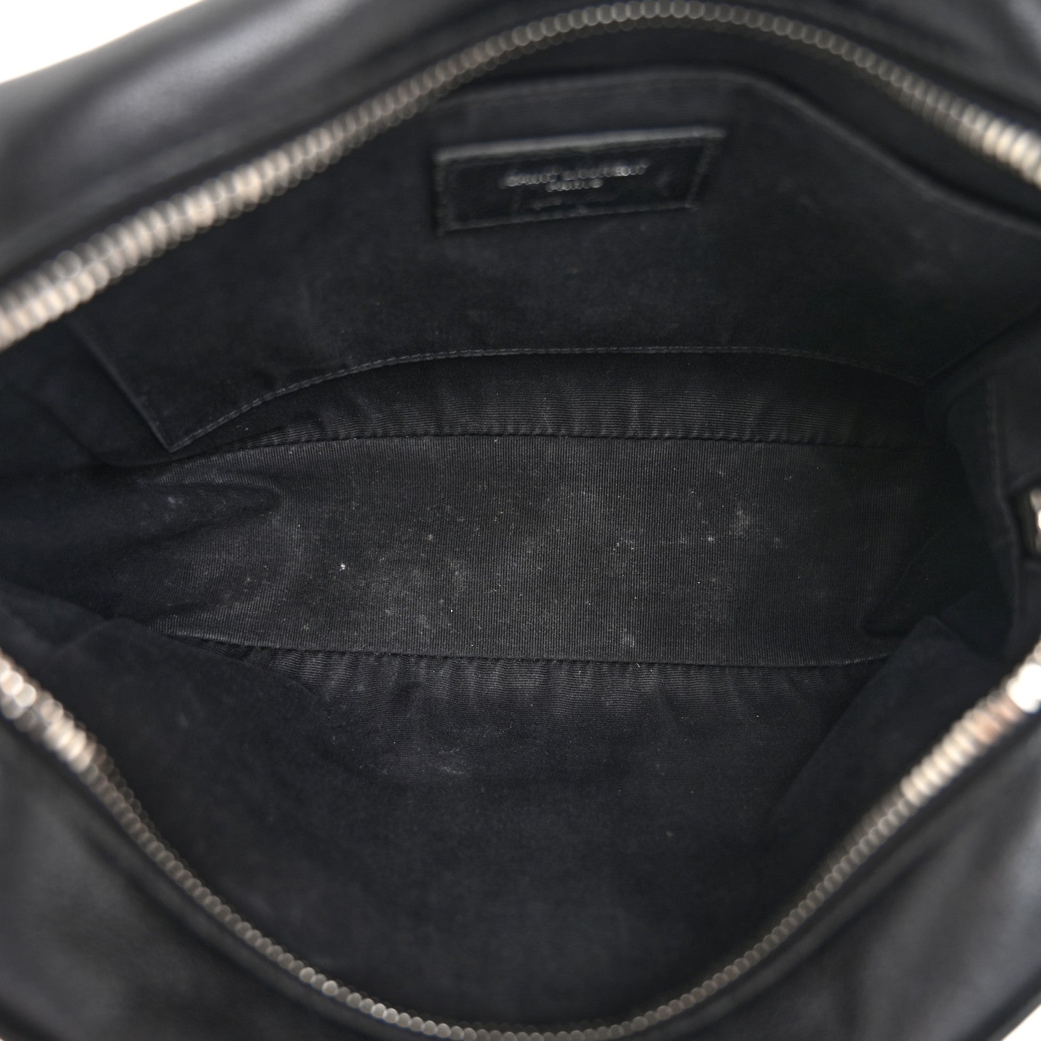 Saint Laurent Lambskin Monogram Small Lou Camera Bag Black 5 of 10
