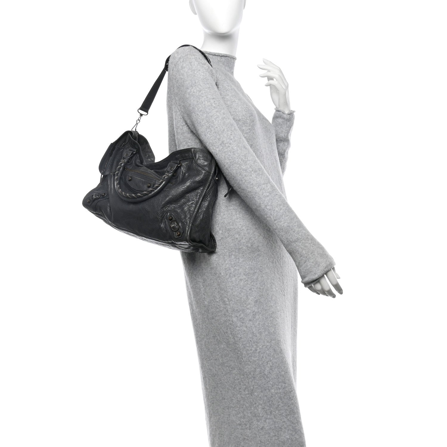 Balenciaga Agneau Classic Hardware City Gris Fossile 2 of 15