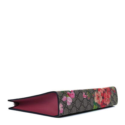 Gucci GG Supreme Monogram Blooms Large Cosmetic Case Beige Multicolor Dry Rose 3 of 7