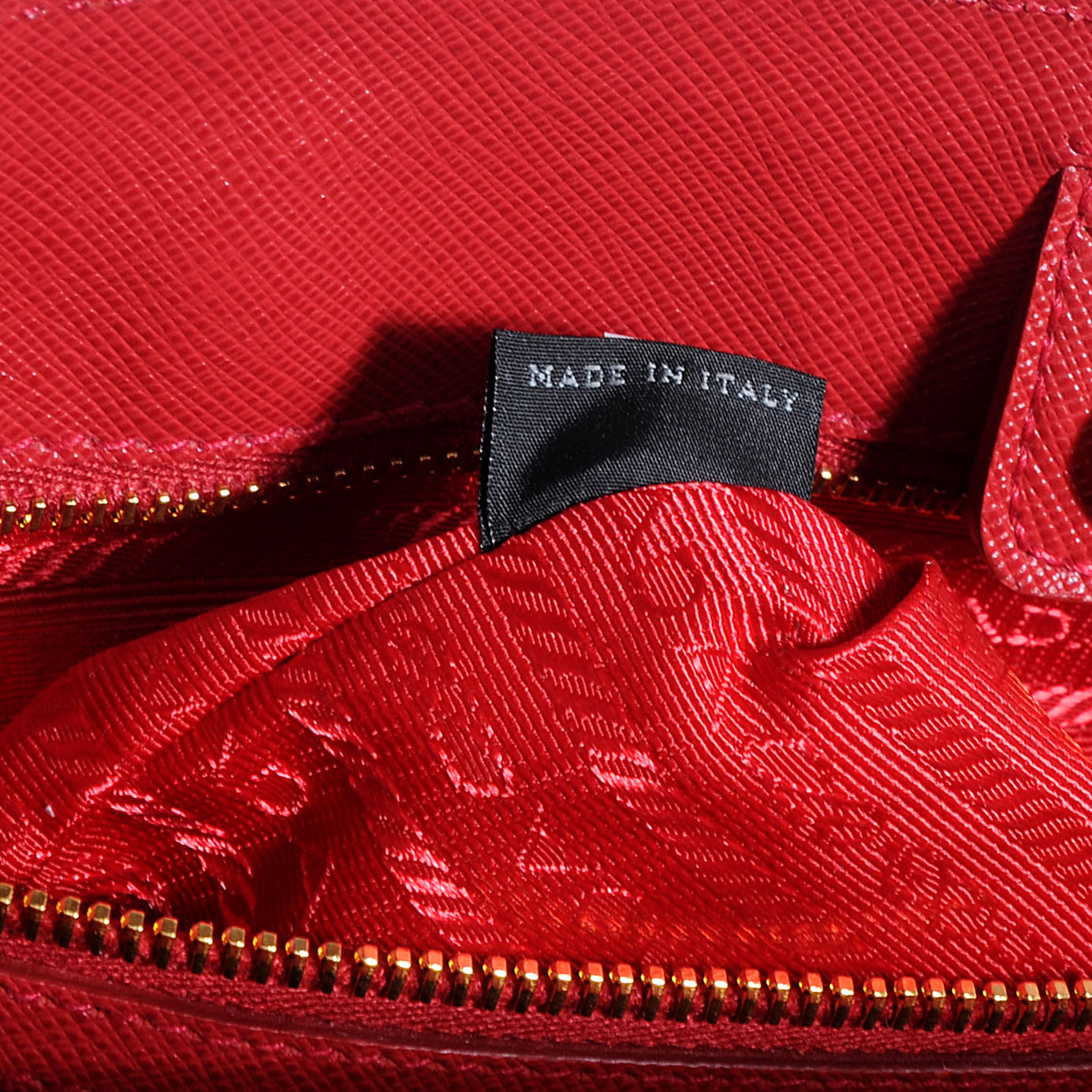 Prada Saffiano Lux Tote Red 9 of 10
