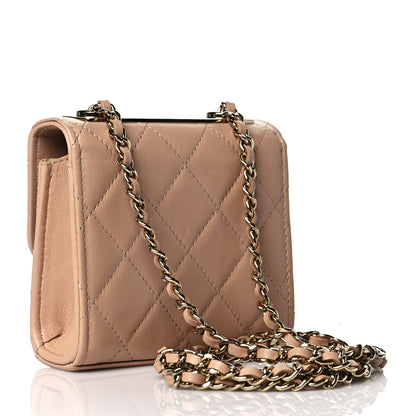 Chanel Lambskin Quilted Mini Trendy CC Clutch With Chain 2 of 10
