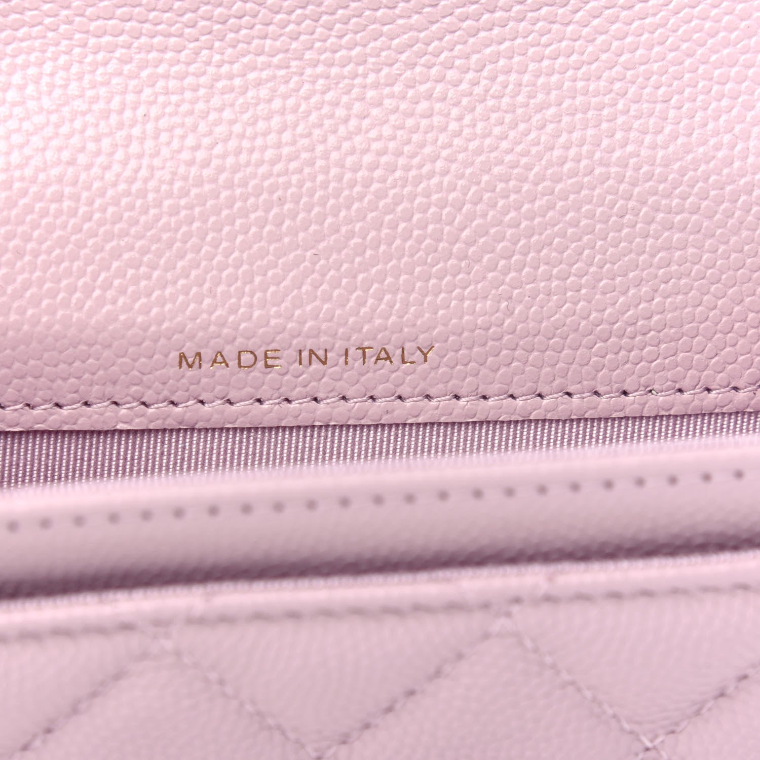 Chanel Caviar Quilted Flap Card Holder Wallet Light Pink 7 of 9