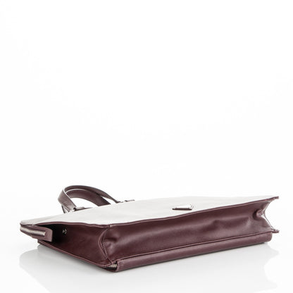 Prada Saffiano Travel Briefcase Granato 4 of 6