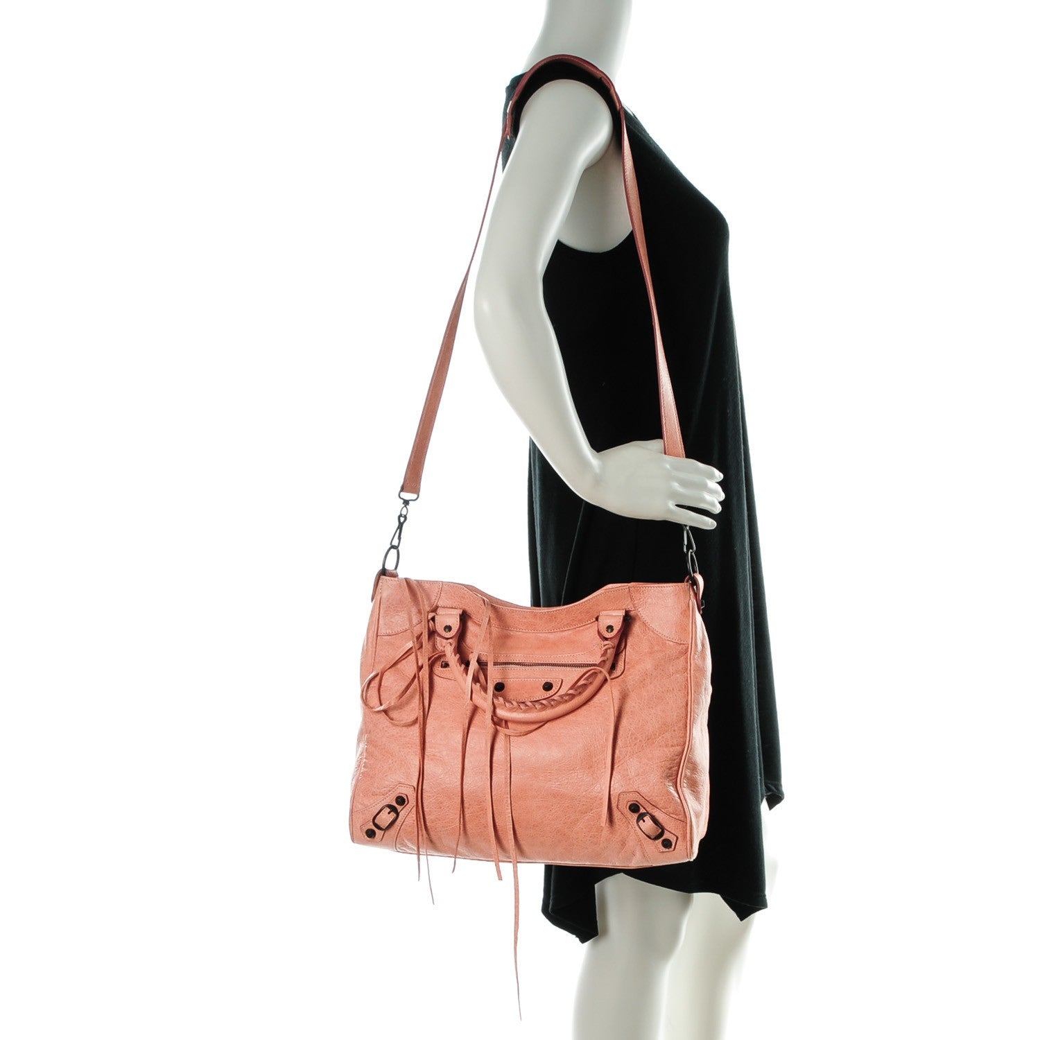 Balenciaga Agneau Classic Hardware Velo Vieux Rose 2 of 8
