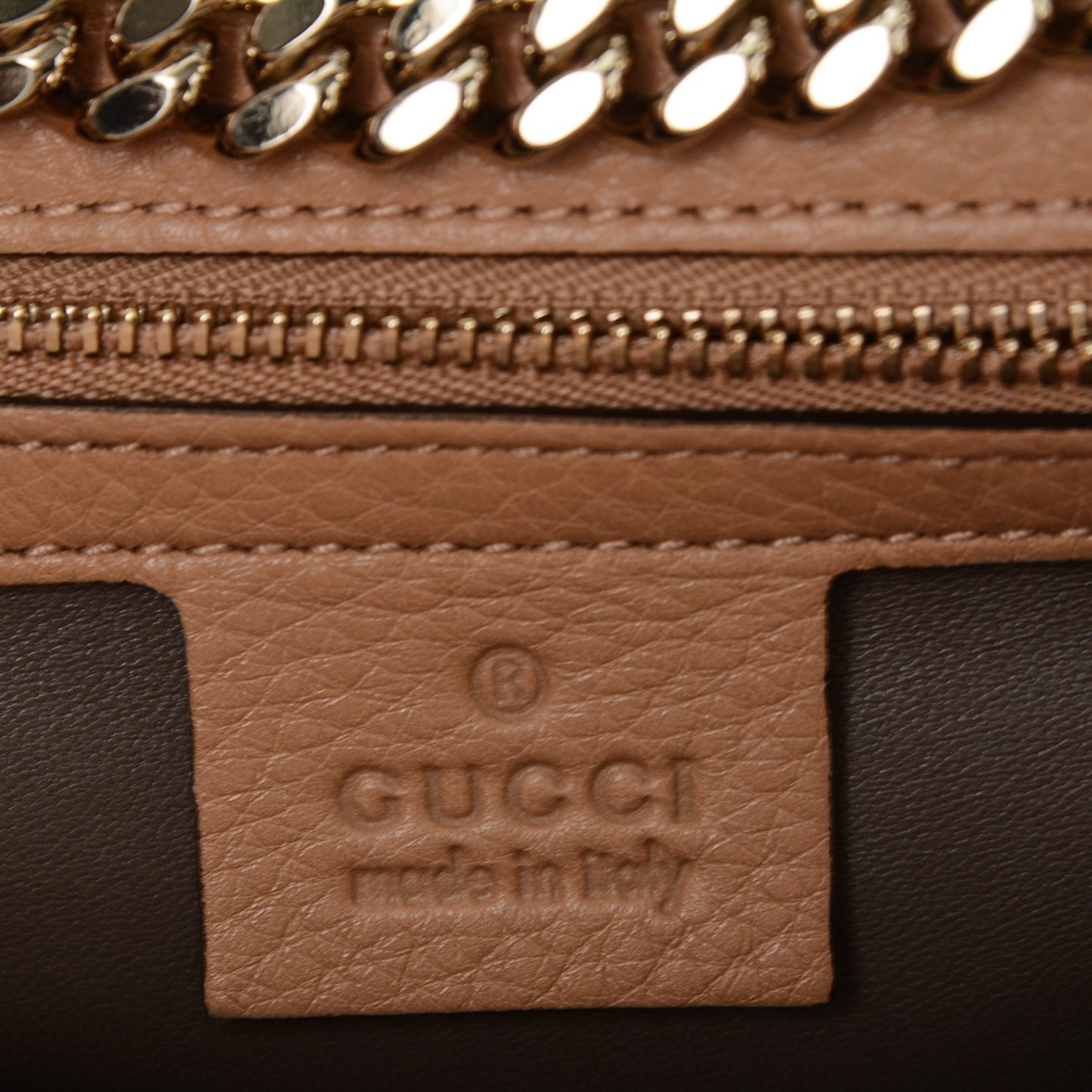 Pebbled Calfskin Medium Miss Bamboo Shoulder Bag Camelia
