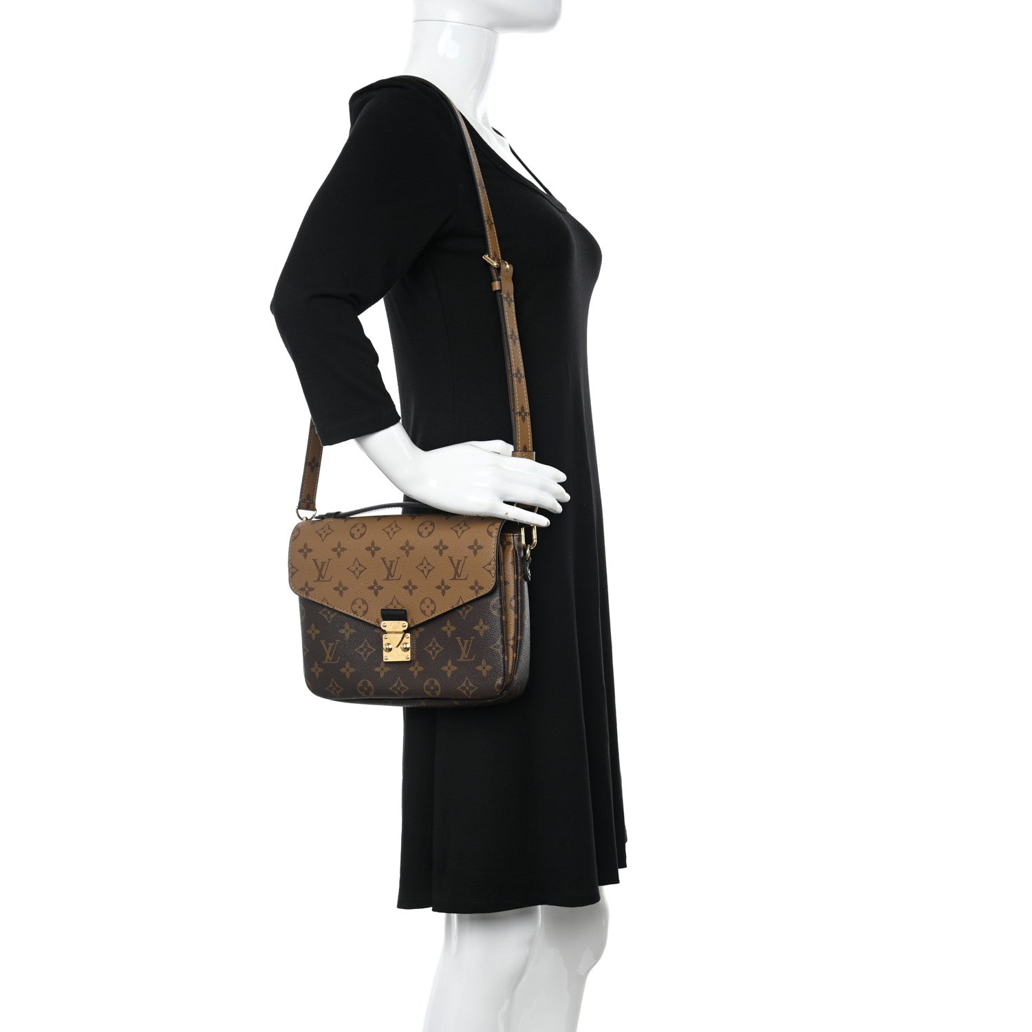 Louis Vuitton Reverse Monogram Pochette Metis 2 of 14
