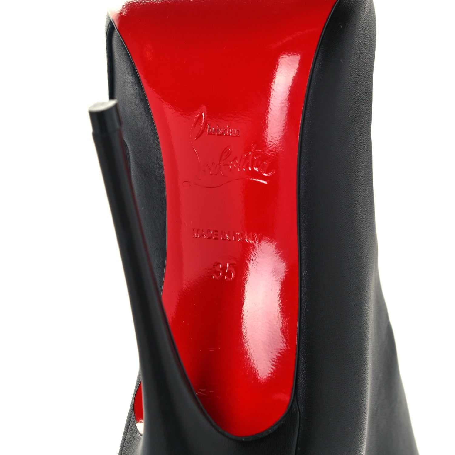 Christian Louboutin Calfskin So Kate Booty 100 Ankle Boots 35 Black 8 of 11
