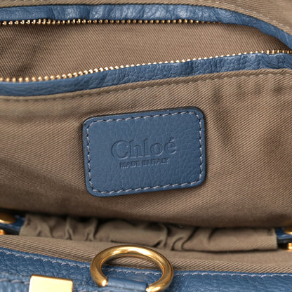 Chloe Calfskin Large New Marcie Tote Royal Navy 6 of 17