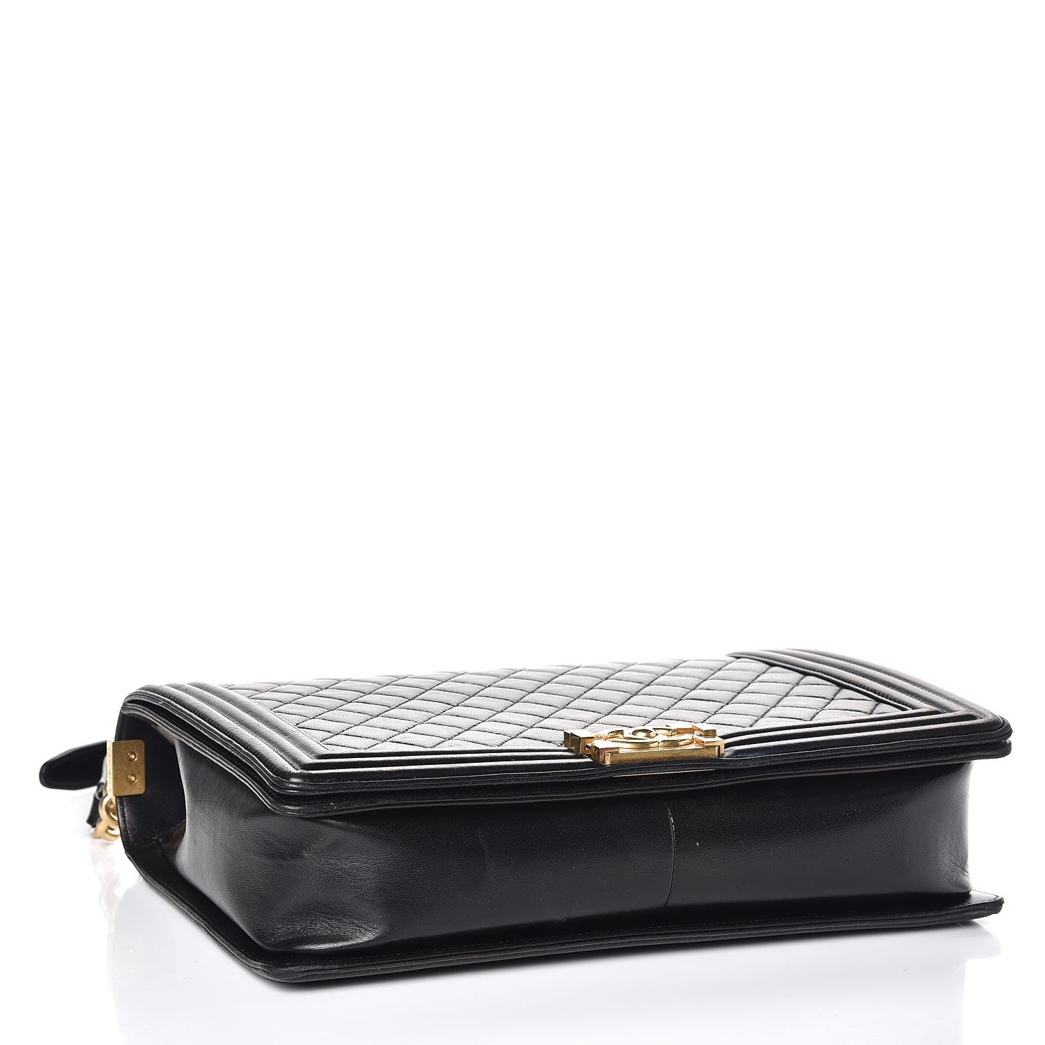 Chanel Lambskin Quilted Large Boy Flap Black 4 of 13