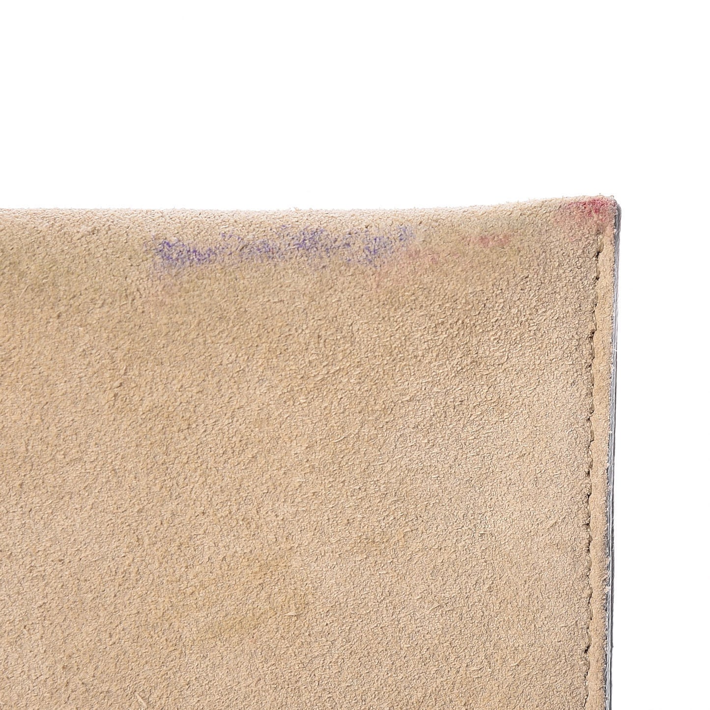 Grained Calfskin Lambskin Drew Shoulder Bag Powder Beige Caramel